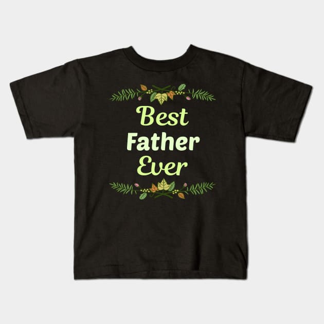 Family Leaf Father Kids T-Shirt by blakelan128